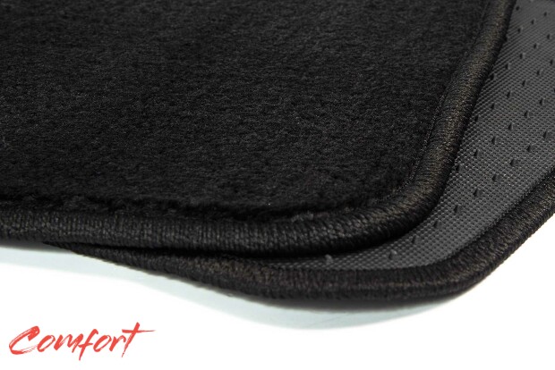 Коврики текстильные "Комфорт" для Audi RS6 IV (универсал / 4G5/C7) 2014 - 2018, черные, 4шт.