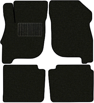 Коврики текстильные "Классик" для Mitsubishi Galant (седан) 2008 - 2012, черные, 4шт.