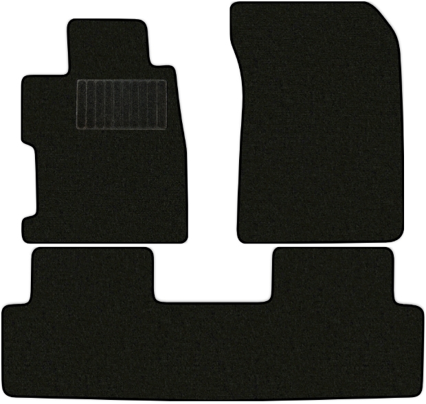 Коврики текстильные "Классик" для Honda Civic (седан / FB) 2012 - 2015, черные, 3шт.