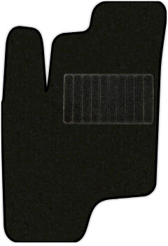 Коврики текстильные "Стандарт" для Hyundai Getz I (хэтчбек 5 дв / TB) 2002 - 2005, черные, 1шт.