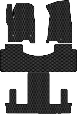 Коврики ЭВА "Сота" для Cadillac Escalade V (suv / GMT1XX) 2020 - Н.В., черные, 4шт.