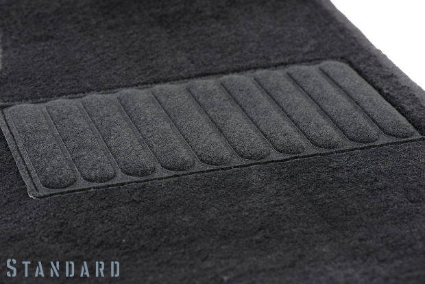 Коврики текстильные "Стандарт" для Skoda Superb III (лифтбек / 3V3) 2015 - 2019, черные, 5шт.