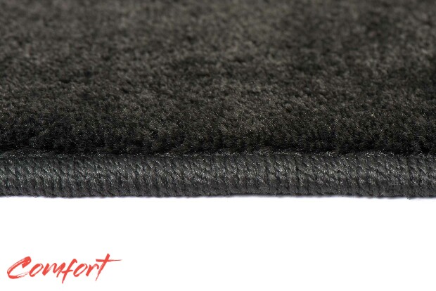 Коврики текстильные "Комфорт" для Audi A6 Allroad quattro III (универсал / 4G5) 2014 - 2019, черные, 4шт.