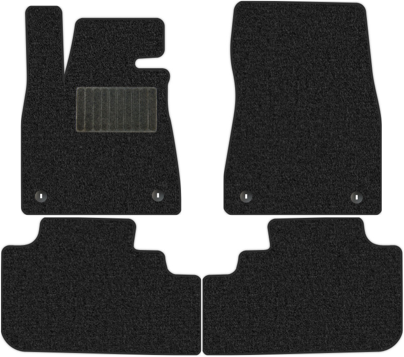 Коврики текстильные "Комфорт" для Lexus RX300 IV (suv / AGL20W, AGL25W) 2019 - 2022, темно-серые, 4шт.