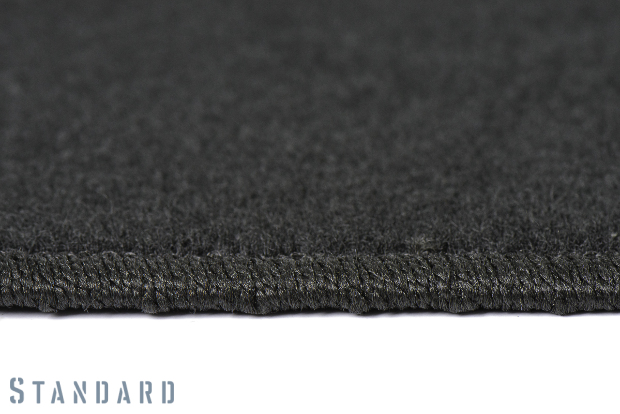 Коврики текстильные "Стандарт" для Volkswagen Tiguan I (suv / NF) 2011 - 2017, черные, 5шт.