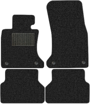 Коврики текстильные "Комфорт" для BMW M5 (седан / E60) 2005 - 2010, темно-серые, 4шт.