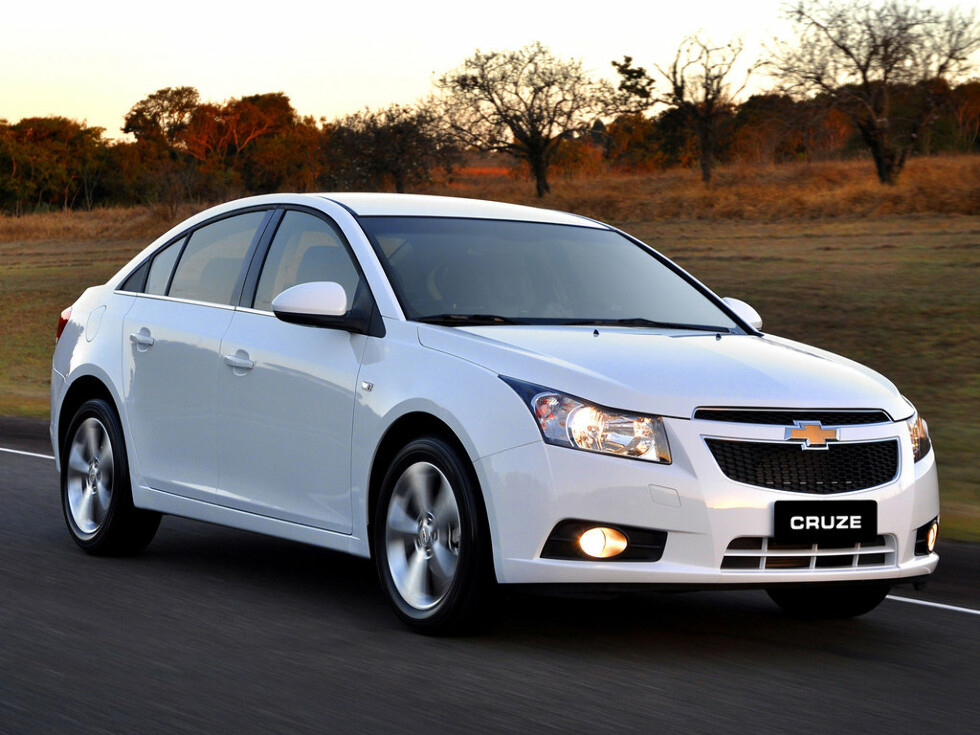 Коврики текстильные "Классик" для Chevrolet Cruze I (седан / J300) 2008 - 2012, черные, 5шт.