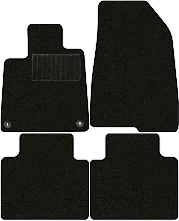 Коврики текстильные "Стандарт" для Honda Accord (седан / CV) 2019 - 2022, черные, 4шт.